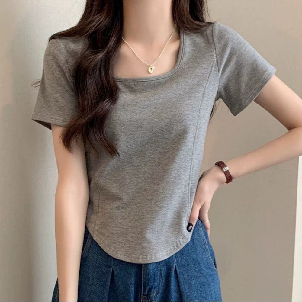 Gray Women's Top